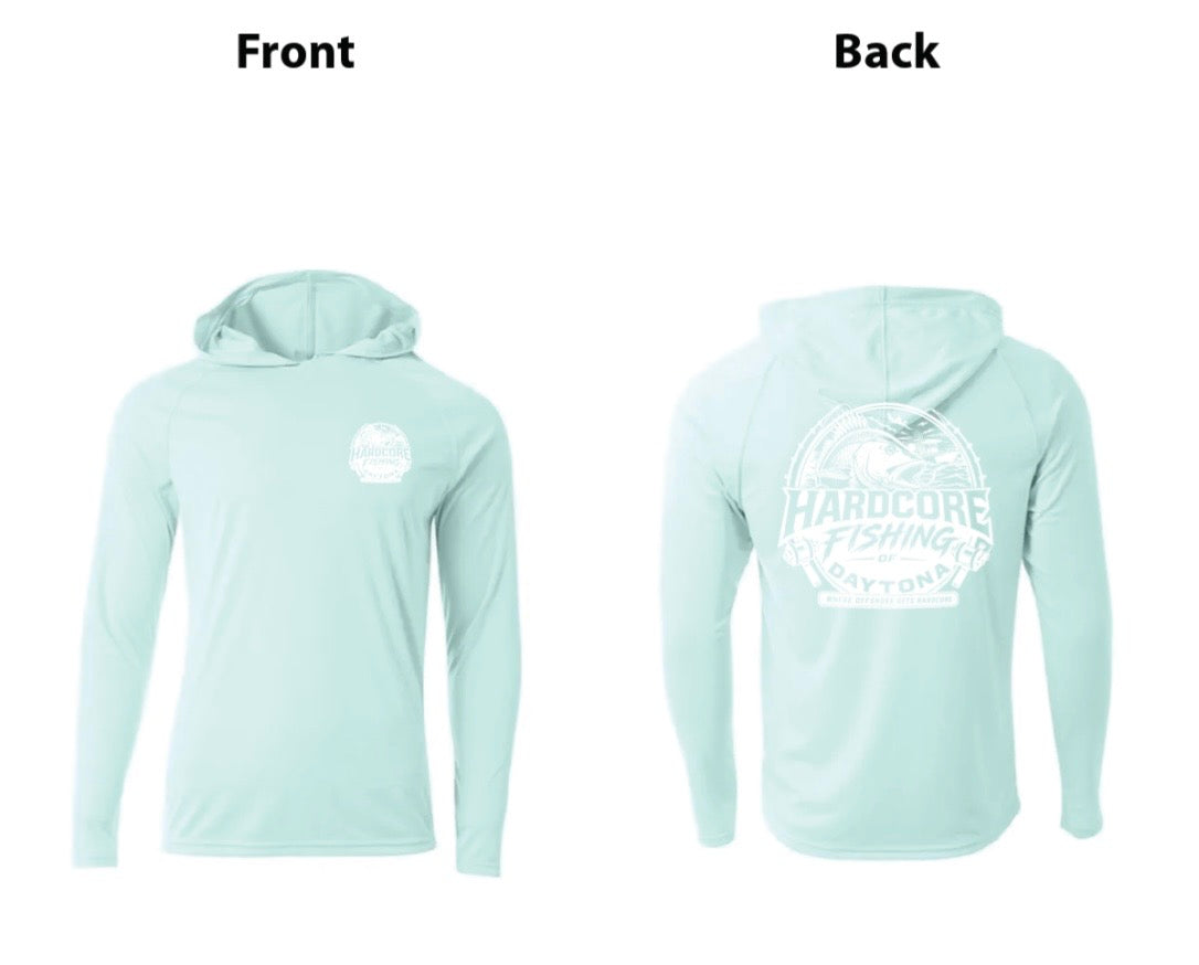 Long sleeve hooded fishing shirt